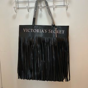 NWT Victoria Secret fringe tote bag